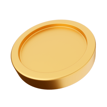 3d coin gold bronze silver icon png