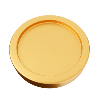 3d coin gold bronze silver icon png