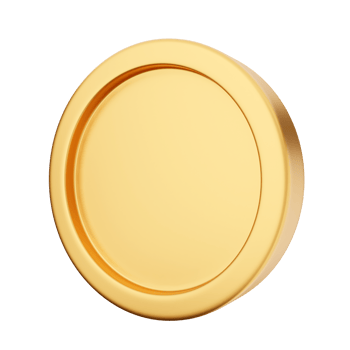 3d coin gold bronze silver icon png