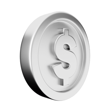 3d coin gold bronze silver icon png