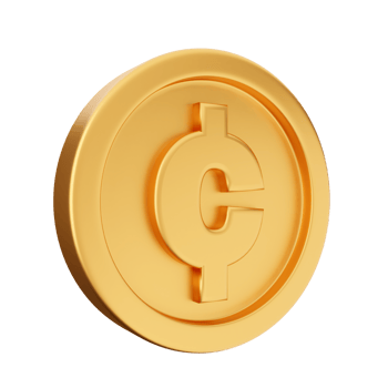 3d coin gold bronze silver icon png