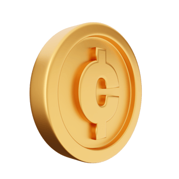 3d coin gold bronze silver icon png