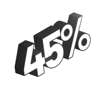 discount 3d text design png, 3d number in transparent background, discount sale creative typography design PNG, offer typography PNG design for web