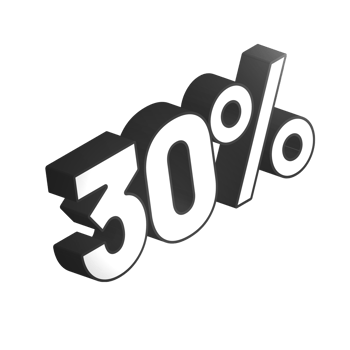discount 3d text design png, 3d number in transparent background, discount sale creative typography design PNG, offer typography PNG design for web