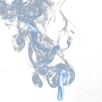 close up of smoke. whirling white smoke. png