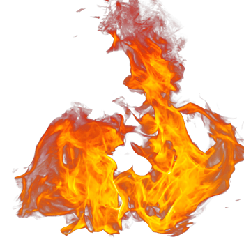 close up of fire flames. hellfire background. . png