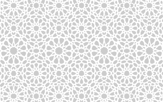 Islamic geometric pattern art illustration vector
