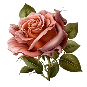Beautifull The Nature Red Rose Flower With Green Leaf png