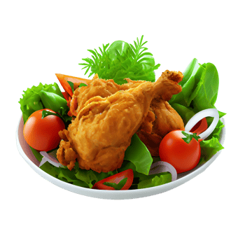 Southern fried chicken, fried chicken png transparent background