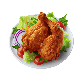 Southern fried chicken, fried chicken png transparent background