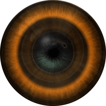 Eye, pupil, icon. Animal, dog, cat, human . Gradient colours. png