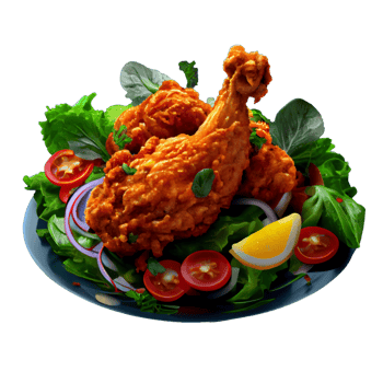 Southern fried chicken, fried chicken png transparent background