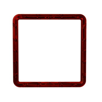 Photo frame 3D render transparent background png
