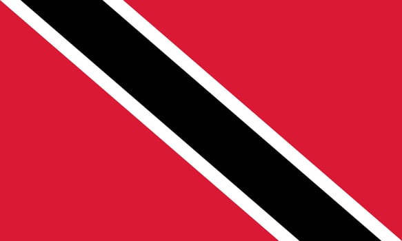Simple map Trinidad and Tobago vector