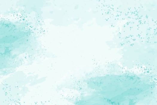 Mint abstract watercolor texture background vector