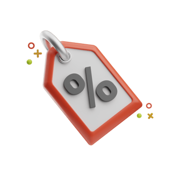 Holiday, discount tag, 3D Icon Illustration png