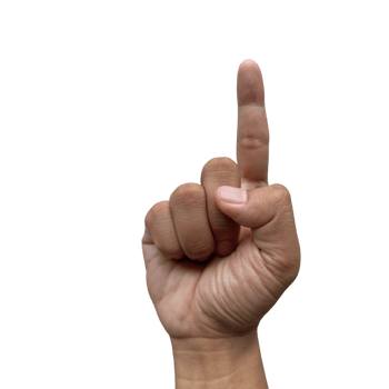 Pointing Finger sign png