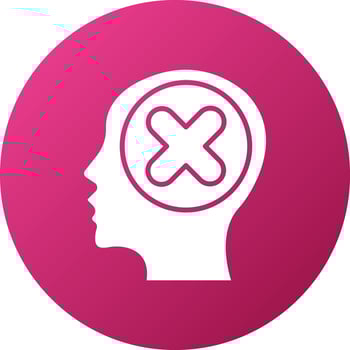 Failure Icon Style vector