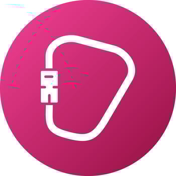 Carabiner Icon Style vector