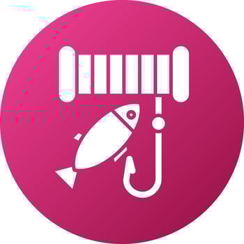 Fishing Icon Style vector