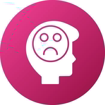 Afraid Icon Style vector