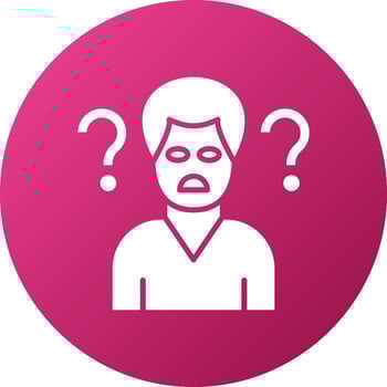 Confused Icon Style vector