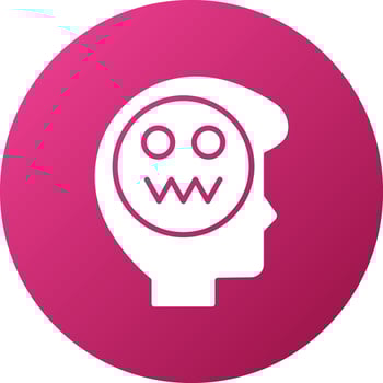 Cringe Icon Style vector