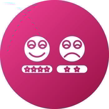 Satisfaction Level Icon Style vector