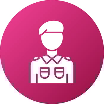 Soldier Icon Style vector
