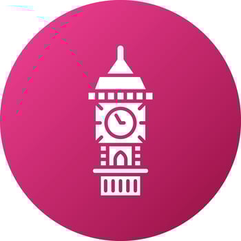 Big Ben Icon Style vector