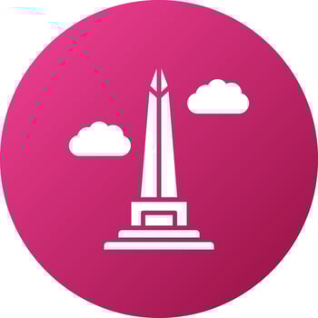 Obelisk Of Buenos Aires Icon Style vector