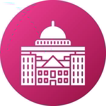 Capitol Icon Style vector