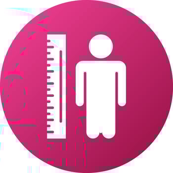 Body Mass Index Icon Style vector