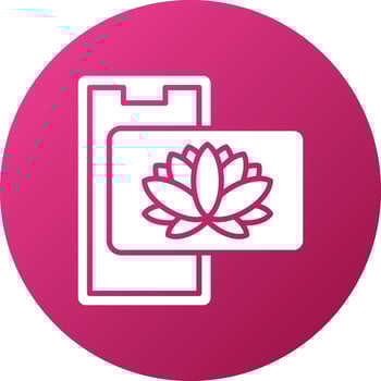 Meditation Icon Style vector