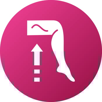 Leg Muscle Icon Style vector