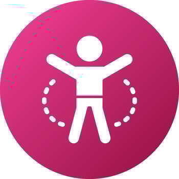 Jumping Jack Icon Style vector