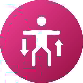 Squat Icon Style vector