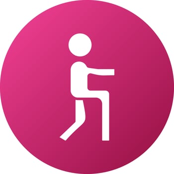 Lunges Icon Style vector