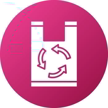 Recyclable Materials Icon Style vector