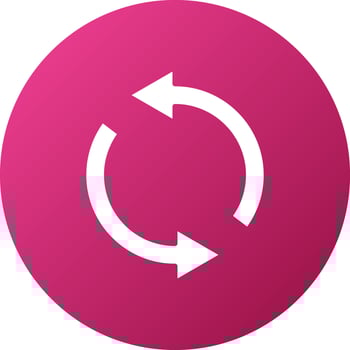 Open Loop Icon Style vector