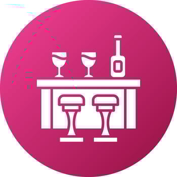 Bar Counter Icon Style vector