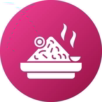 Nasi Goreng Icon Style vector
