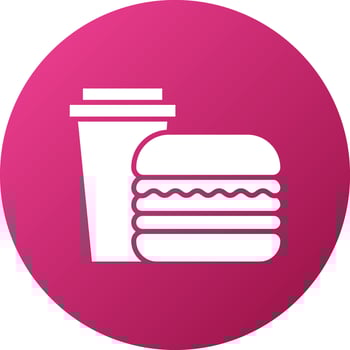Junk Food Icon Style vector