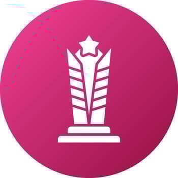 Film Award Icon Style vector