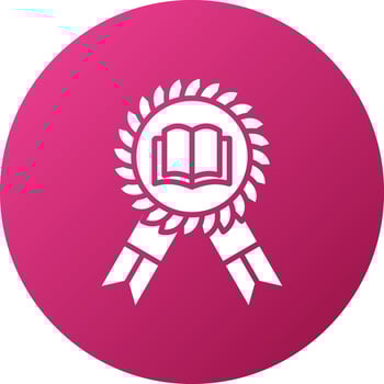 Literary Award Icon Style vector