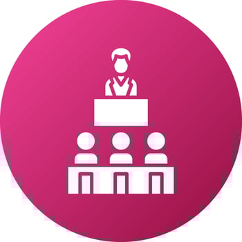 Courtroom Icon Style vector