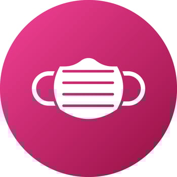 Face Mask Icon Style vector