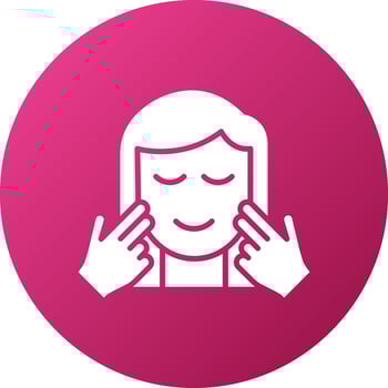Facial Treatment Icon Style vector