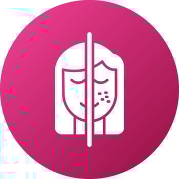 Hyperpigmentation Icon Style vector