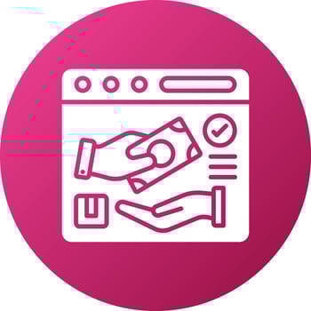 Cash on Delivery Icon Style vector